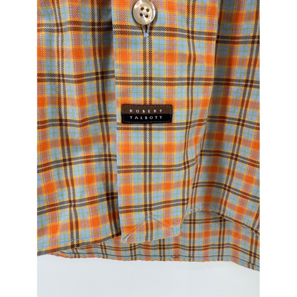 Robert Talbott Carmel Mens L Button Down Workwear Preppy Luxury Designer Classic - Picture 2 of 10